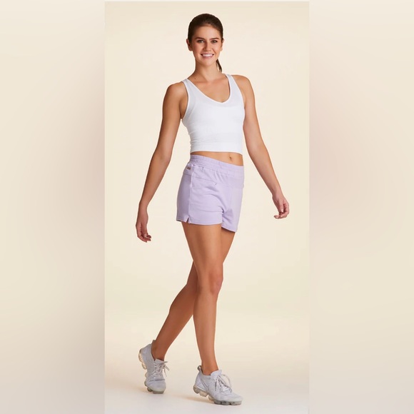 NWT ALALA Seamless Crop Tank White M carbon38 $70 - Picture 2 of 8